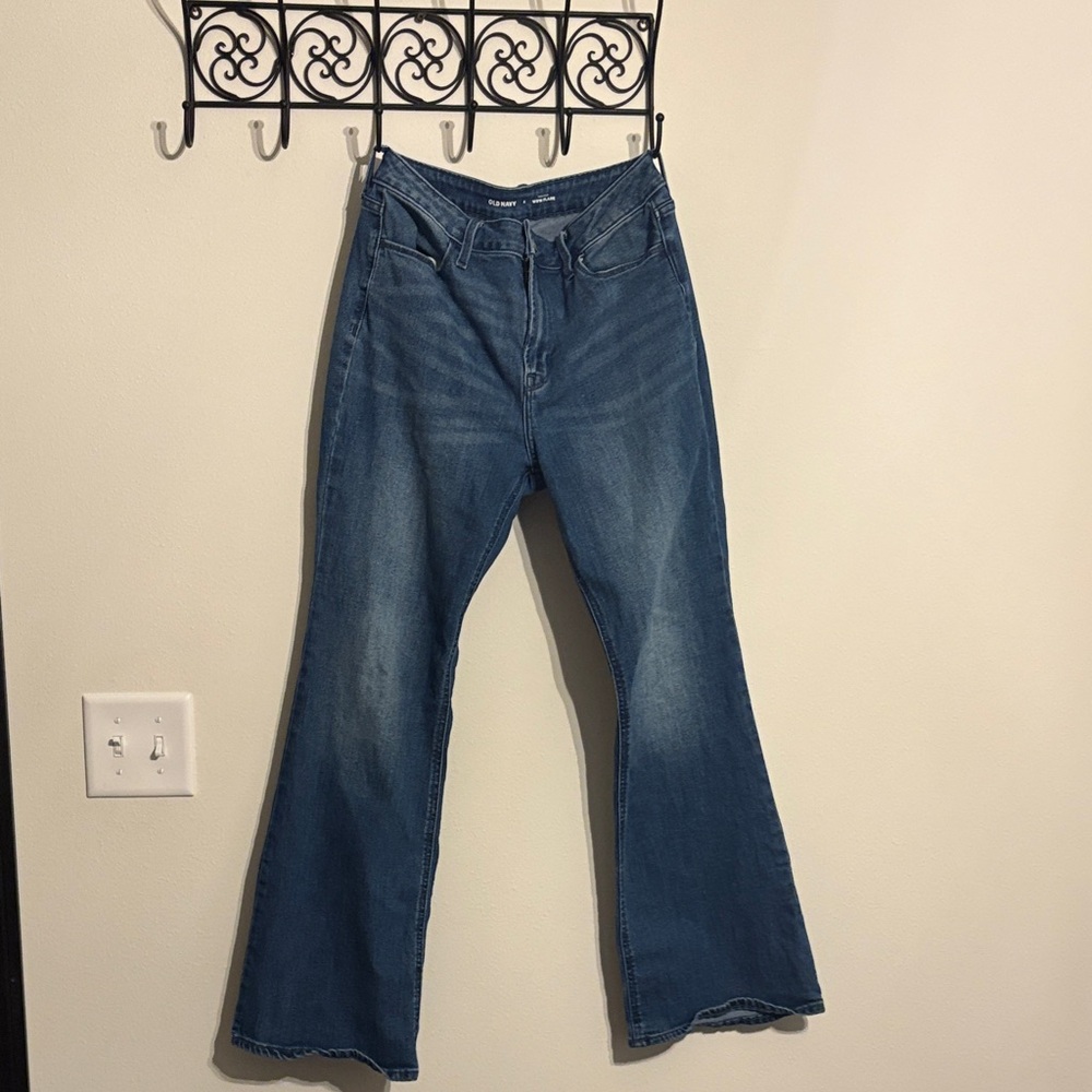 Old Navy Dark Blue Flare Jeans